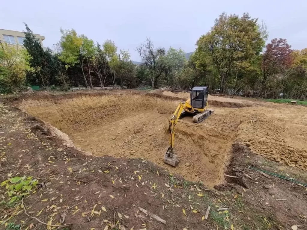 Árokásás munkálat lépései